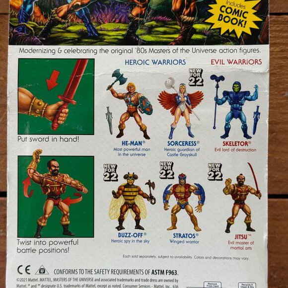 Masters of the Universe Jitsu Action Figure Retro Play New for ’22 NEW - Picture 6 of 8